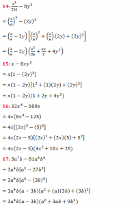 RS Aggarwal Class 9 Chapter 3 Exercise 3F Solution