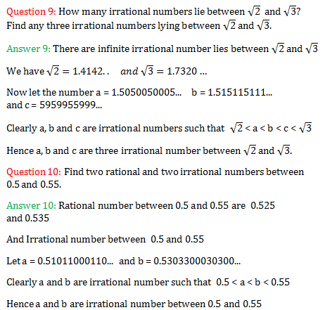 RS Aggarwal Class 9 Exercise 1C Solution