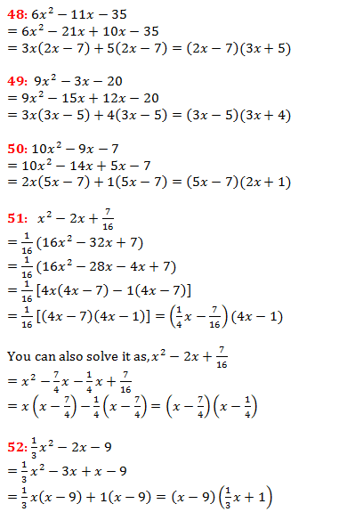 RS Aggarwal Class 9 Math Chapter 3 Exercise 3C Solution