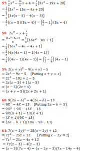 RS Aggarwal Class 9 Math Chapter 3 Exercise 3C Solution