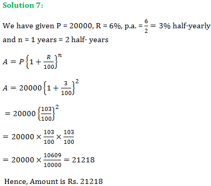RS Aggarwal Class 8 Maths Chapter 11 Exercise 11C Solution