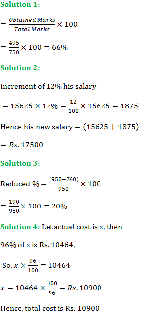 RS Aggarwal Class 7 Chapter 10 Exercise 10B Solution