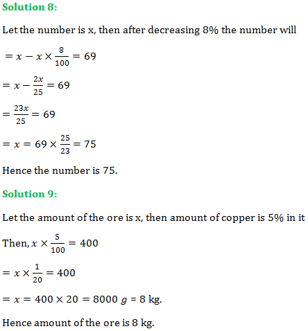 RS Aggarwal Class 7 Chapter 10 Exercise 10C Solution