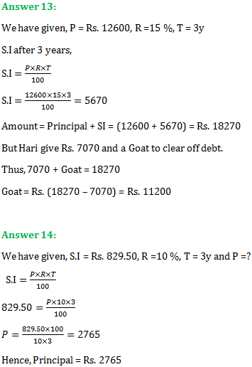 RS Aggarwal Class 7 Chapter 12 Exercise 12A Solution