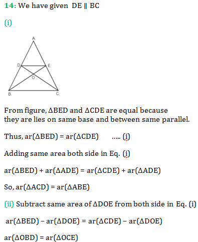 RS Aggarwal Class 9 Chapter 11 Exercise 11 Solution
