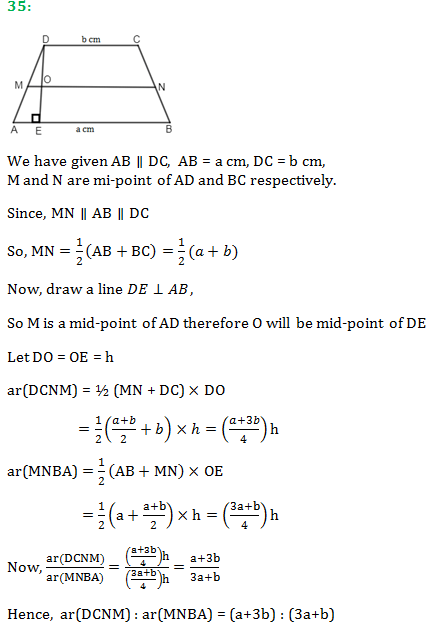 RS Aggarwal Class 9 Chapter 11 Exercise 11 Solution