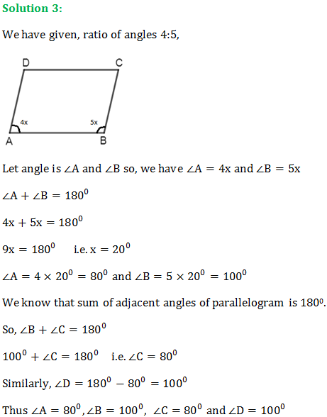 RS Aggarwal Class 8 Chapter 16 Exercise 16a Solution