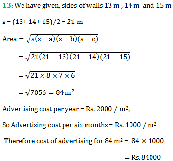 RS Aggarwal Class 9 Chapter 14 Solution